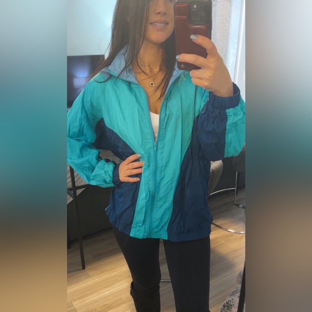Vintage 80s 90s V.I.Petites Colorblock Jacket Petite